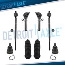 Front Inner Outer Tie Rods Lower Ball Joints Kit for Grand Caravan Town Country