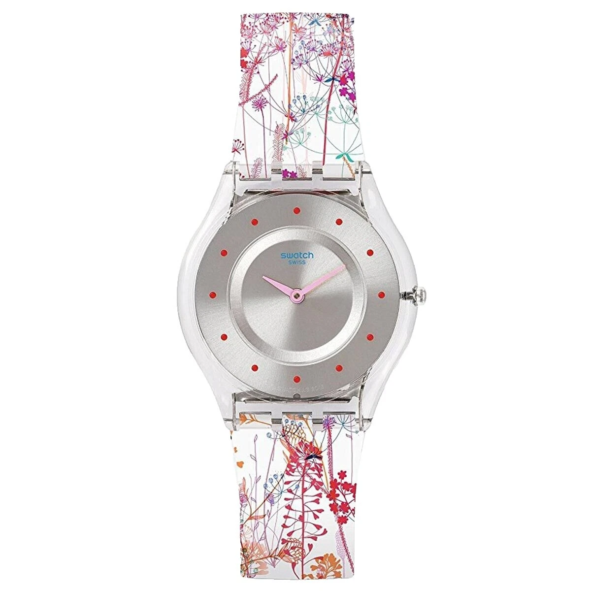 Funda de silicona Swatch Plata Relojes de pulsera