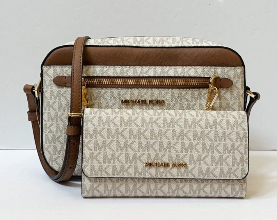 Michael Kors Jet Set Vanilla Chain Crossbody Bag