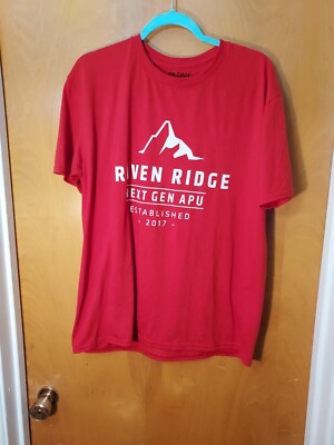 2017 AMD Raven Ridge Software Technology APU Graphic T-Shirt Red