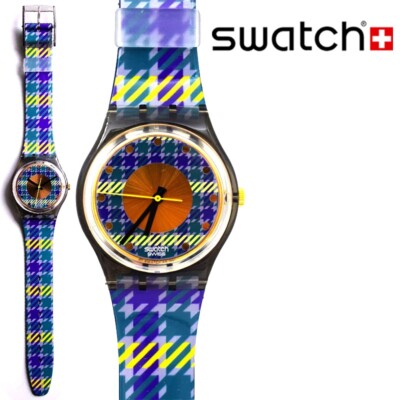*MINT VINATGE* 1992 SWATCH Originals TAILLEUR Collectors Watch GM109 RARE RETRO