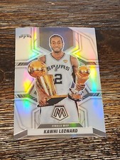 2021-22 Mosaic Basketball KAWHI LEONARD FINALS MVP SILVER PRIZM #300 - SPURS