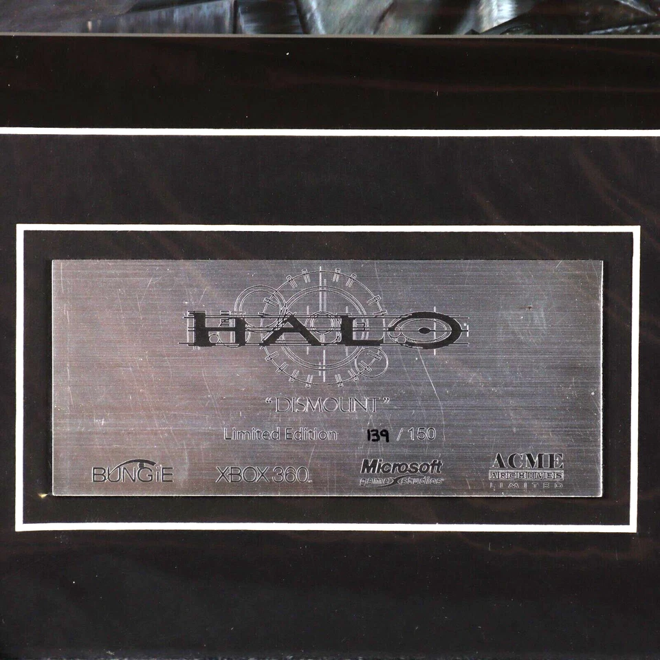 Giclee de Bellas Artes Desmontaje Halo 3 LE 139/150 ACME Archivos 16x20 Certificado de Autenticidad Mate Sellado Foto 3 de 4
