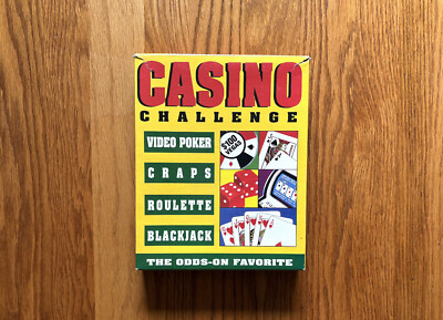 Vintage 1992 Casino Challenge Video Game 3.5'' Floppy Disk VGC