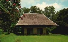 Postcard LA near Natchitoches African House Melrose Plantation Vintage PC G6293