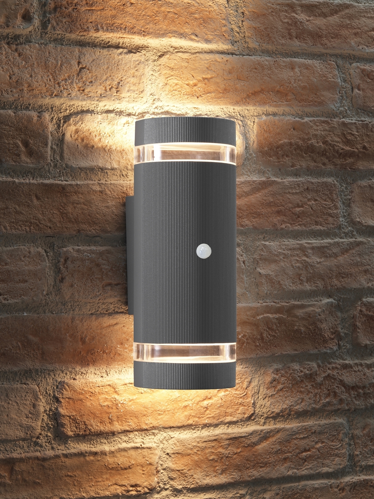 Auraglow PIR Motion Sensor Double Up & Down Outdoor Wall Security Light ...