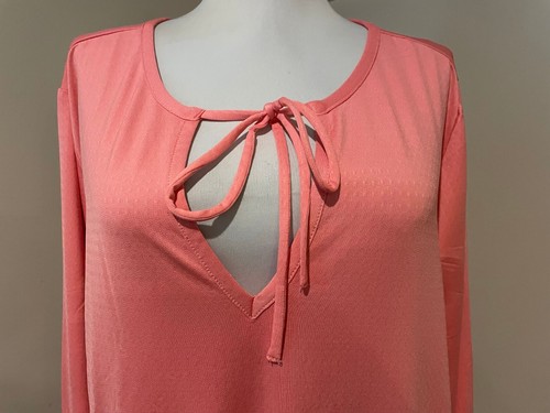 SAN SOLEIL Womens Drawstring Cover Tunic Pink Dress UPF 50 NEW NWT - Sz Large - 第 2/6 張圖片