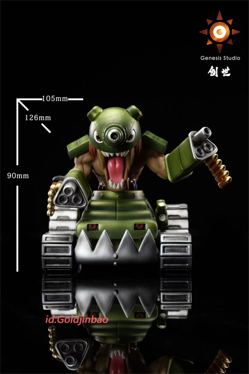 Genesis Studio Digimon Tankmon Resin Model Hagurumon Statue