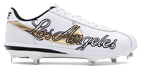 Nike Lunar Cortez BSBL Los Angeles White Blue CV5565-100 Men Size 12 Cleats New Nike Lunar Cortez BSBL Los Angeles White Blue CV5565-100  main image 2