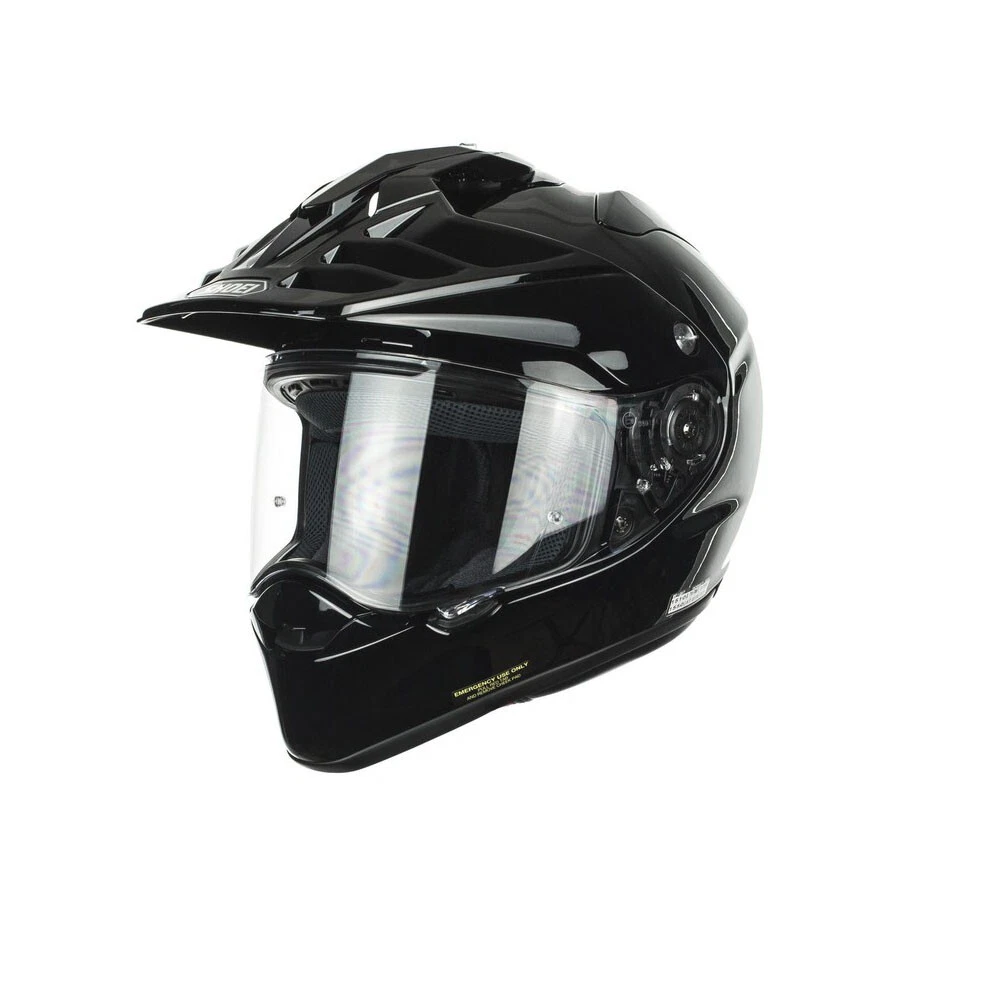 Shoei Hornet ADV Plain Gloss Black Motorcycle Motorbike Helmet QP