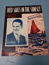 Red Sails in the Sunset 1935 Sheet Music LL 
