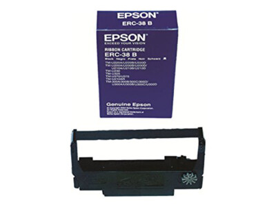 Epson ERC-38B-CASE Black Ink Ribbon for use in TM-U220, TM-U210, TM-U230, TM-U32