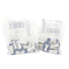 Lot of 20 AIGNEP 88040-04 Union Tube Fitting, ø1/4in Push-to-Connect, 290PSI