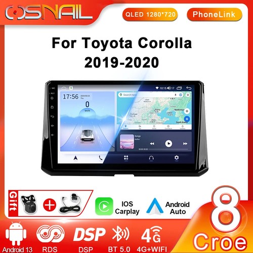 For Toyota Corolla 2018-2020 Stereo Audio GPS BT 2 Din Car Intelligent System