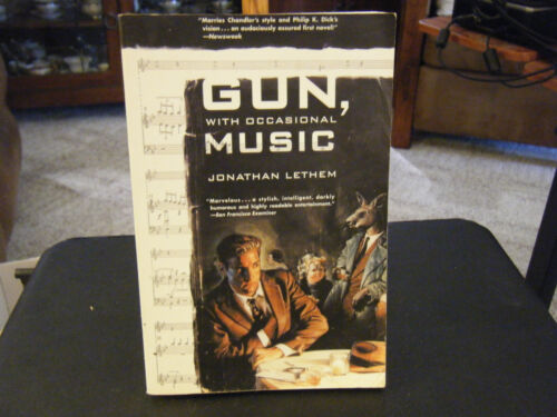Gun, z okazjonalną muzyką Jonathana Lethema (1995, wydanie kieszonkowe, poprawione) - Zdjęcie 1 z 1