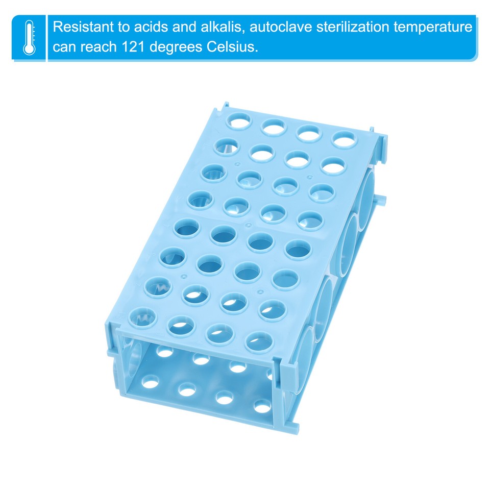 Portoir Pour Tubes Microcentrifugeuses 0,2 Ml - 70 Puits - 2 Pièces - Uxcell