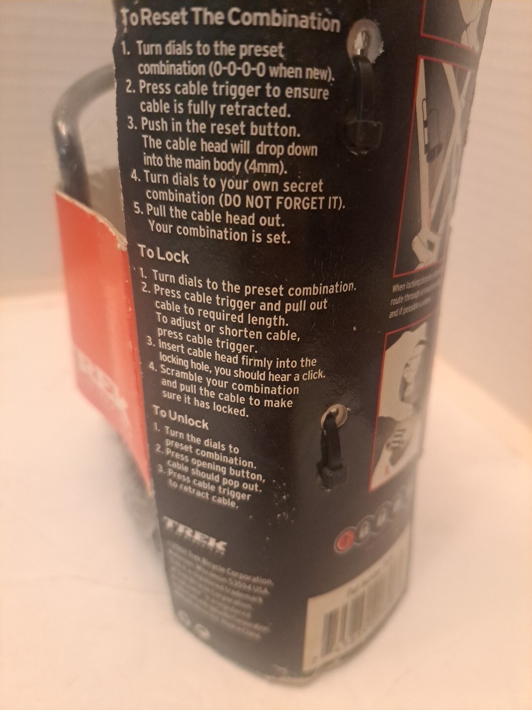 Trek Bicycle Lock Water Bottle Holder eBay