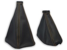 SCHALTMANSCHETTE HANDBREMSSACK FÜR ALFA ROMEO SPIDER GTV FL 1998-2004 NAHT BEIGE