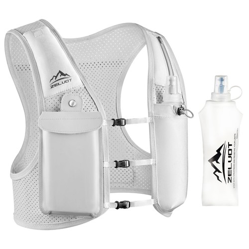 DOEPLEX Running Vest With Adjustable Waistband - Reflective, Phone Pouch, Smart Materials, USA Designed & Shipped