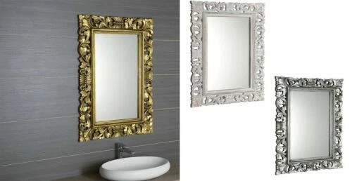 Badezimmerspiegel in Gold