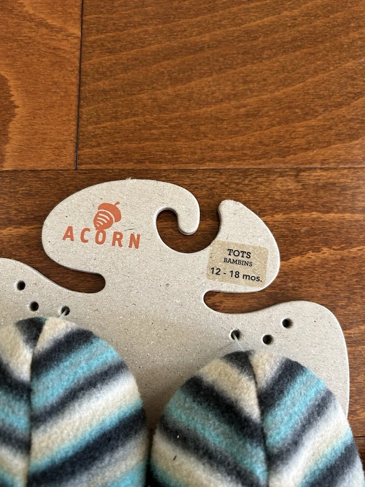 Bellota Tots Unisex Niños Bebé 12-18 Meses Azul Rayas Botines Zapatillas NUEVO Foto 2 de 4