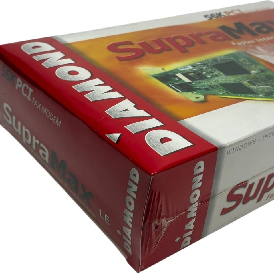 Diamond SupraMax LE 56K PCI Fax Modem V.90 (V.92 Ready) by Conexant - new sealed - Image 2 of 4