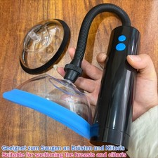 Pussy Pumpe 2 Saugtasche Brust Vakuumpumpe Verstärker Vergrößerungsgerät  Frauen
