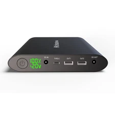 50000mAh Laptop Power Bank 5/9/12/16/19/20V Portable Laptop Battery Charger w...