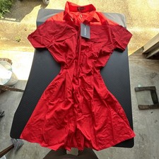PRETTYLITTLETHING Stretch Cotton Shirtdress - Size 2