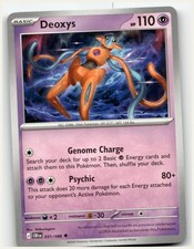 Pokemon Deoxys 31/86 Chaos Rising EN Non-Holo NM