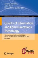 Quality Of Information And Communications Technology Joost Visser