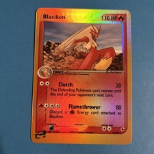 Pokemon TCG Blaziken Reverse Holo EX Rubin & Saphir Karte 15/109 NM Zustand