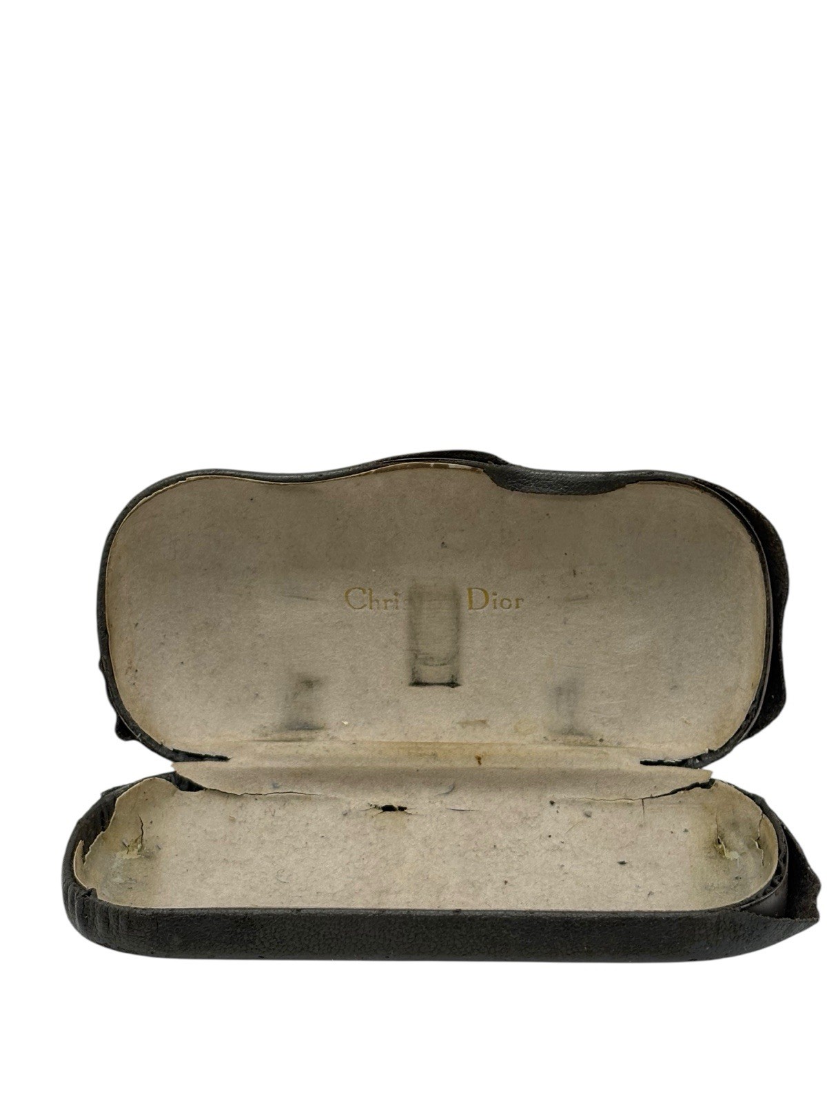 VTG Christian Dior Edith Sunglasses Shiny Silver Rare Vintage NOS 80s W/case thumbnail 5