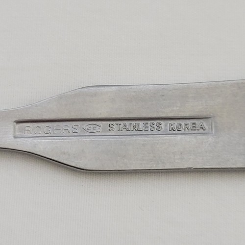 Vintage Set of 14 Rogers Boston Common 7 1/4" Stainless Oval Soup Spoon Flatware - Picture 3 of 8