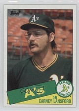 1985 Topps Carney Lansford #422 0c4