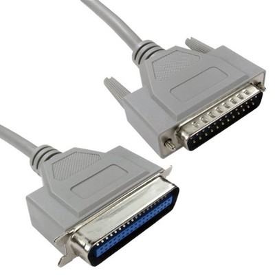 Parallel Port Druckerkabel - DB25 Stecker auf Centronics 36 Stecker - 3 Meter
