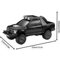 Black Loud Truck Rechargeable Speaker TWS-Bluetooth USB/SD/FM LED Lights