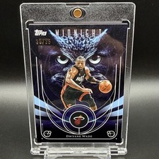 2025-26 Topps Midnight Night Owls Midnight NO-15 Dwyane Wade /35