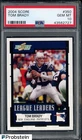 2004 Score Tom Brady #350 New England Patriots PSA 10 GEM MINT