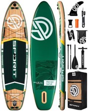 11'6 35" Super Wide Inflatable Stand Up Paddle Board, Ultra Stable SUP Boar