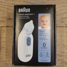 Braun Nasal Aspirator 1 Baby Nose Aspirator 0 Months White/Blue BNA100EU