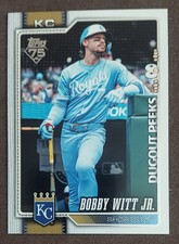 2026 Topps Series 1 Celebrations Bobby Witt Jr Dugout Peeks SSP Variation #205