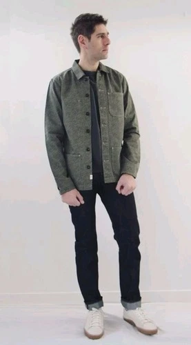 Kato The Vice Rain Camouflage Chore Jacket Hiroshi Green Black Shacket Men M - product listing photo