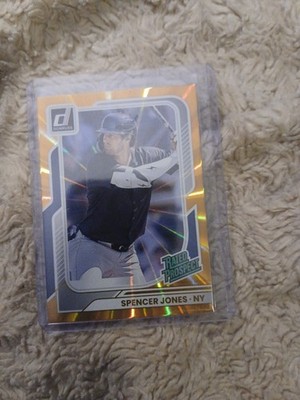 2026 Donruss Baseball Spencer Jones Rated Prospect Gold 45/299