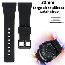 Cinturino orologio silicone 26mm 28mm 30mm per bracciale Diesel Bulgari Panerai