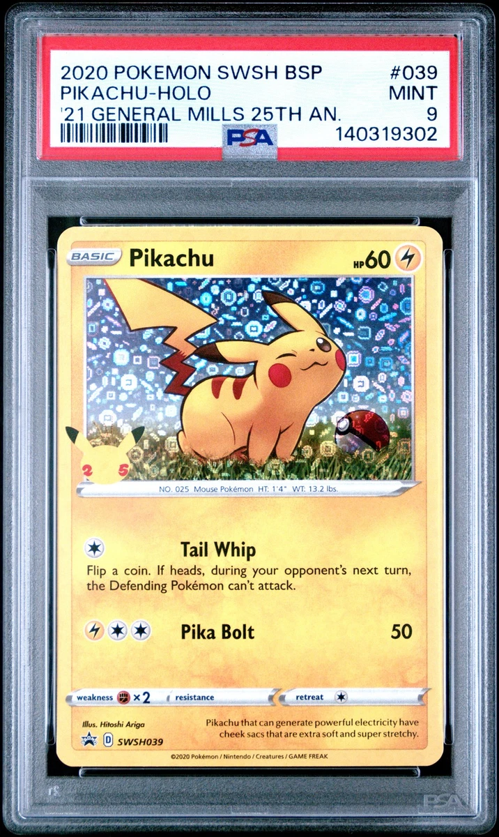 Pikachu Pokémon TCG Professional Sports Authenticator (PSA) Grade