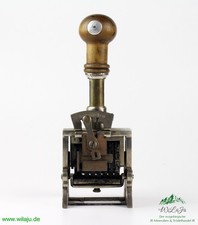Sammlerobjekt Alter Paginierstempel Stempel Müller Leipzig Nummerierungsstempel