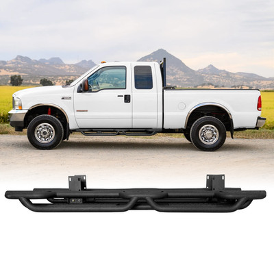 Vijay For 1999-2016 F250/F350 Steel Super Cab Drop Side Steps Running Board