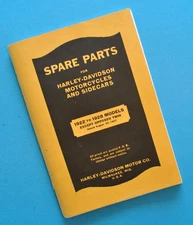1922-1928 Harley Spare Parts Catalog Manual Book F FS J JS JD FD JDS FDS JDH A B