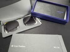 Even Realities G1 Type A Grey Sunglasses Clip and Lensrappa Clip Case